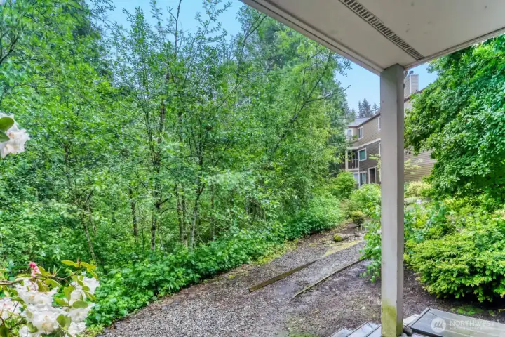 Private Patio / Greenbelt