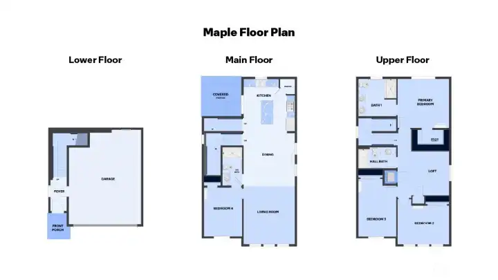 Maple Floor Plan Maple Floor Plan