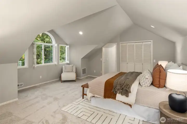 Upstairs bedroom #1.