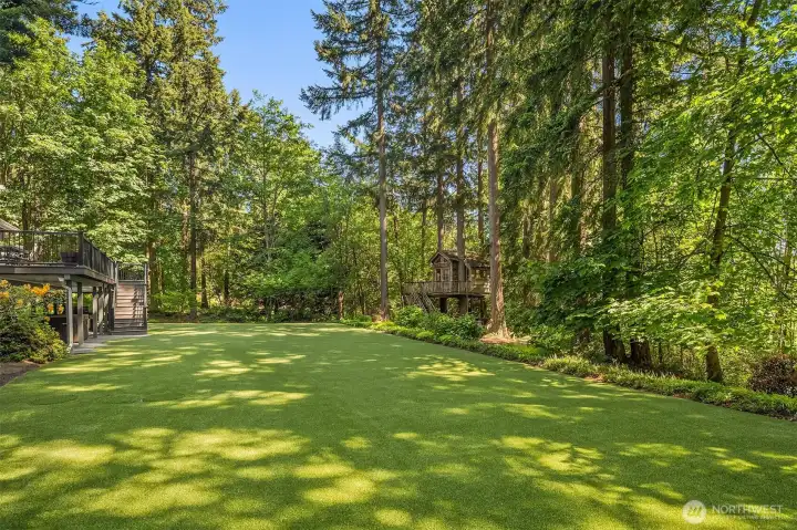 Practice at your place? Enjoy this massive flat turf backyard — perfect for sports, play, and entertaining.
