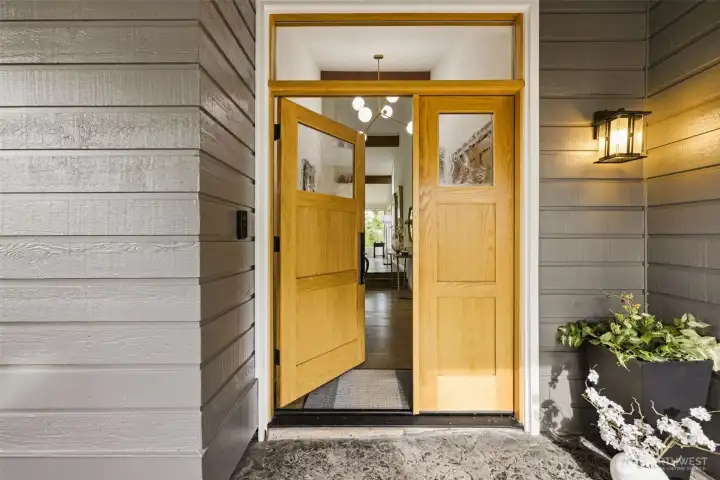 Double door entry Double door entry