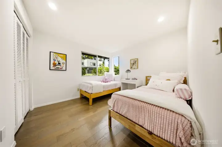 Bright Secondary Bedroom with Updated Flooring Bright Secondary Bedroom with Updated Flooring
