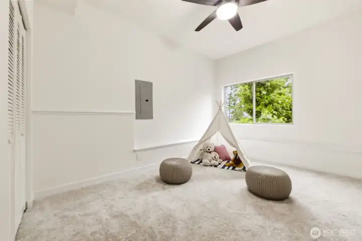 Flexible Lower-Level Bedroom with Natural Light Flexible Lower-Level Bedroom with Natural Light