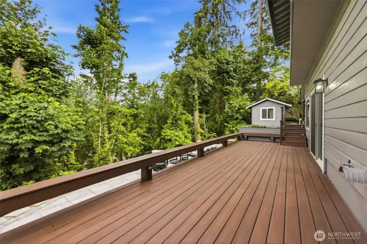 Expansive Main Deck Backing to Greenbelt Expansive Main Deck Backing to Greenbelt