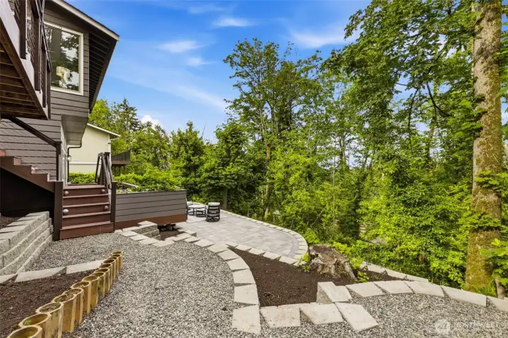 Landscaped Backyard with Greenbelt Privacy Landscaped Backyard with Greenbelt Privacy