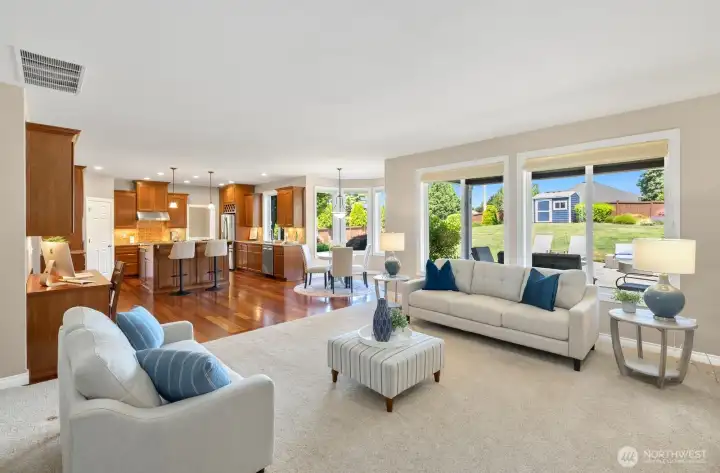 Open floor plan is perfect for private enjoyment and entertaining! Open floor plan is perfect for private enjoyment and entertaining!