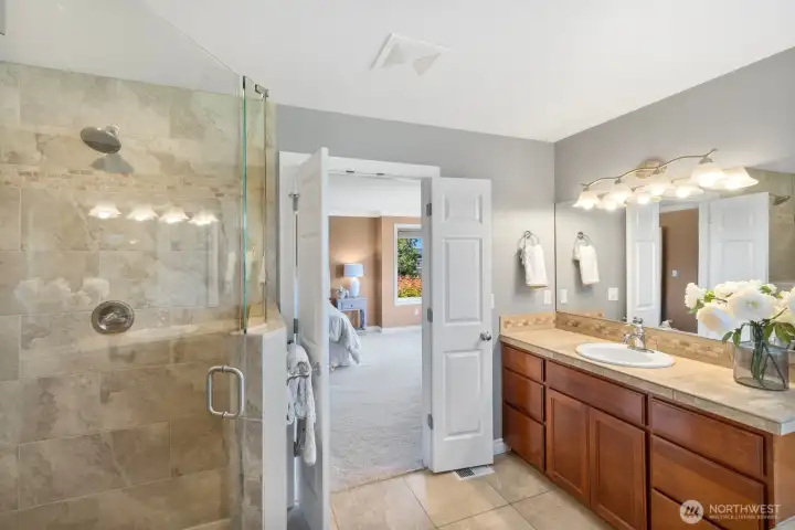 Primary bathroom. Primary bathroom.
