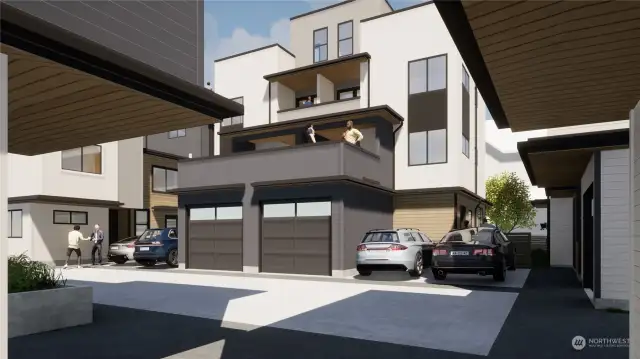 Convenience meets style with your private garage, offering ample space for parking and storage in the heart of Seattle.