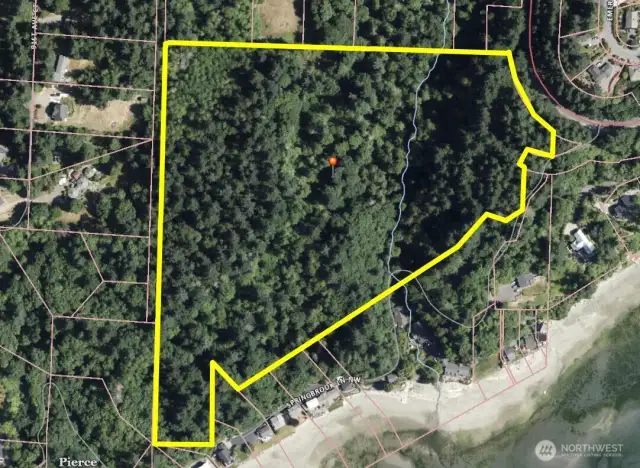 Parcel data is from Pierce County GIS  - Map features are approximate and have not been surveyed.