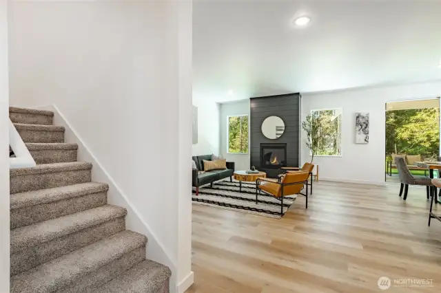 Photos shown are of a similar floor plan previously built in a different neighborhood (The Ridge in Blaine). Finishes and features may vary. Some items pictured reflect buyer-selected upgrades which are not included in the base price and may be added at an additional cost.