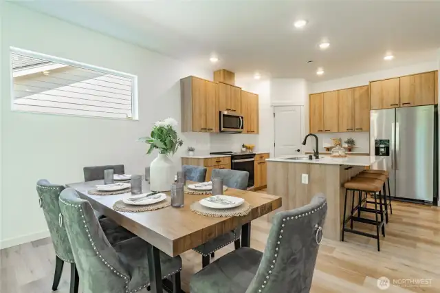 Photos shown are of a similar floor plan previously built in a different neighborhood (The Ridge in Blaine). Finishes and features may vary. Some items pictured reflect buyer-selected upgrades which are not included in the base price and may be added at an additional cost.