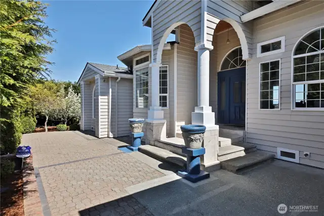 Private courtyard and entrance