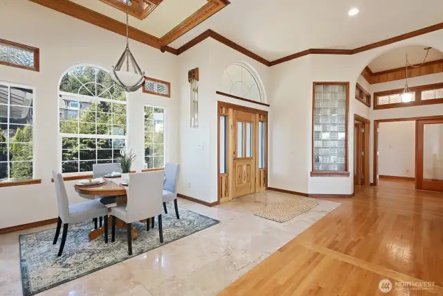 Entrance with access to Home office and private primary suite