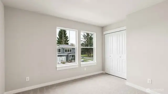 2nd of four upstairs bedrooms, lots of light!