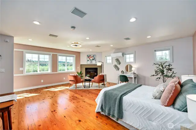 This suite is complete with amazing territorial views and its own gas fireplace.