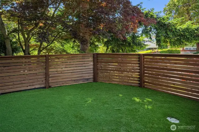 Fully Fenced Front Yard
