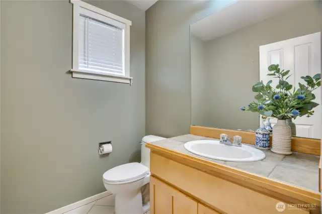 Powder Room on the main floor