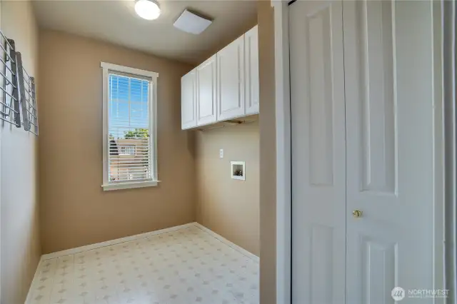 Laundry room located upstairs