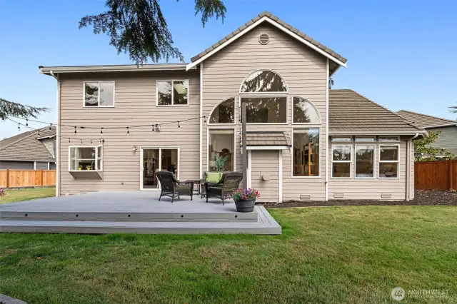 Exterior - Fully Fenced Backyard with patio