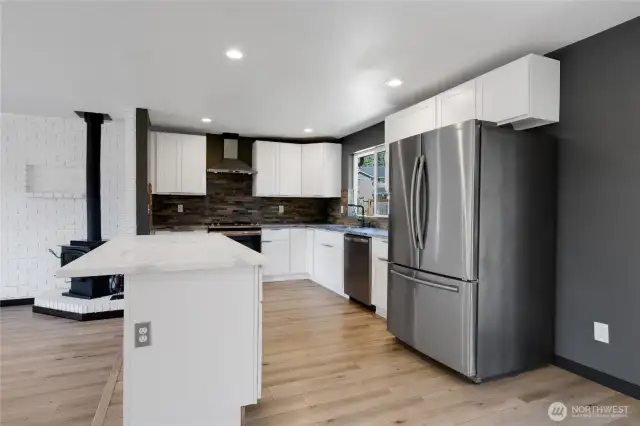 Kitchen and Island