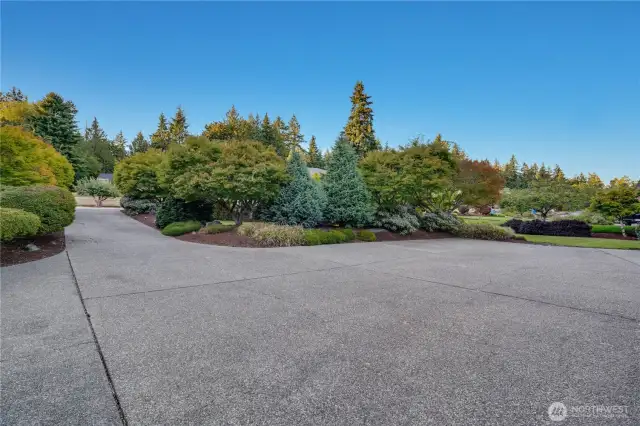 The spacious, elegantly designed courtyard offers ample parking for guests and vehicles.