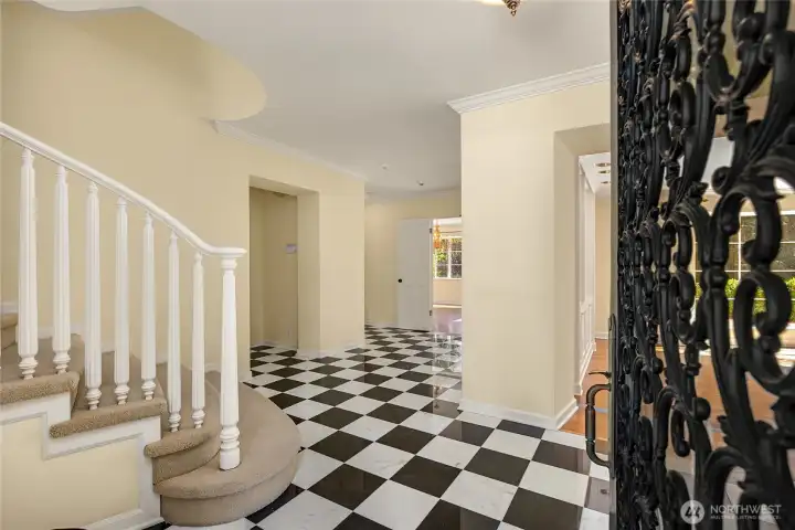Front hallway.