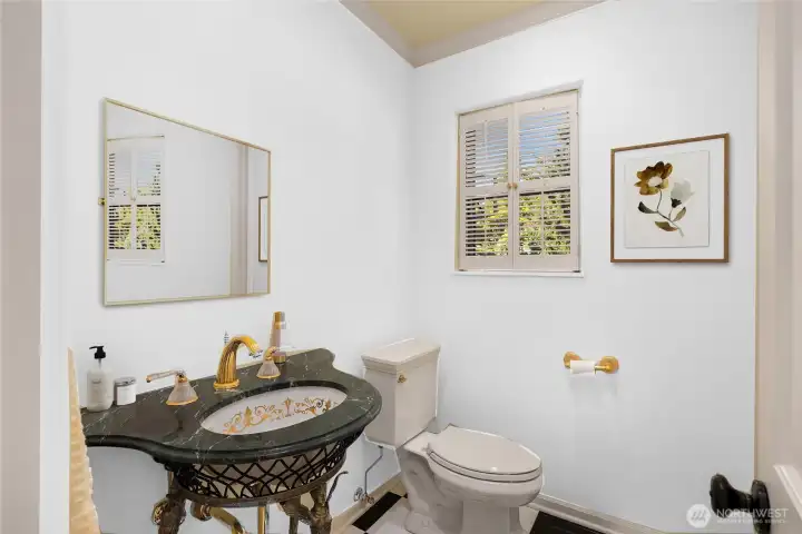 Powder room.