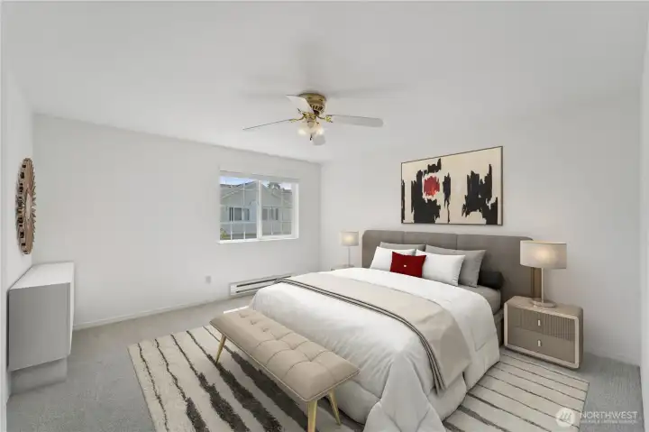 Virtual Stage - Primary bedroom