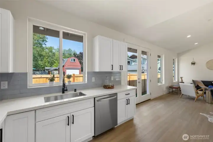 Interior photos of model unit.