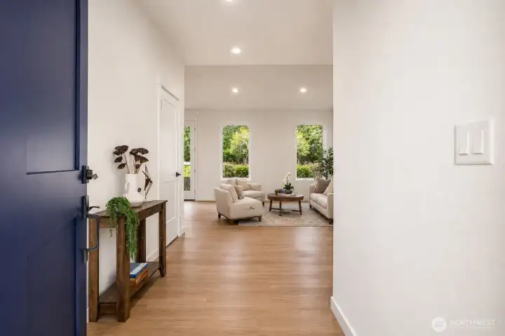 Interior photos of model unit.