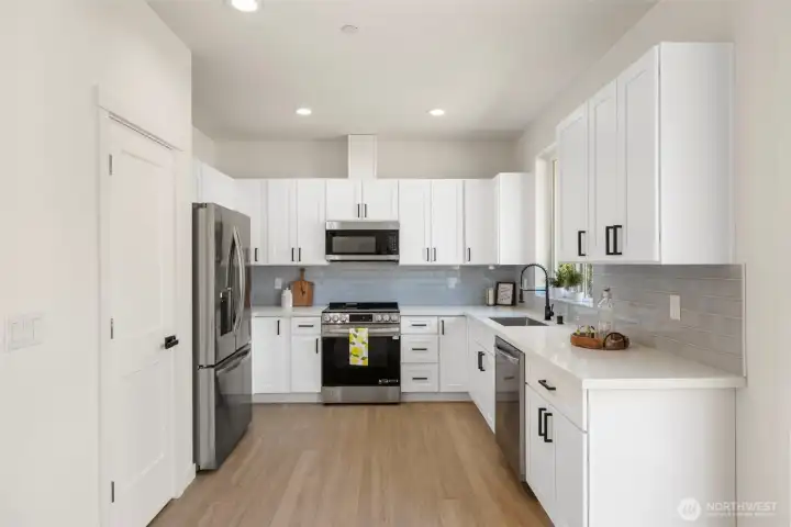 Interior photos of model unit.