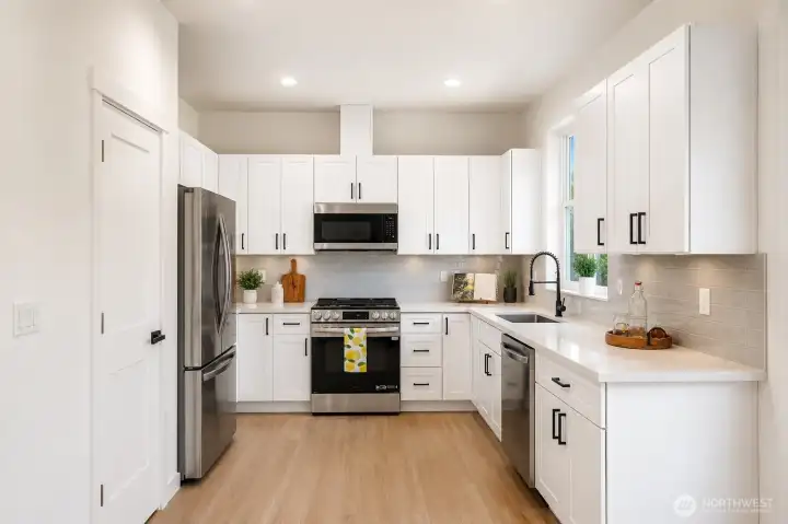 Interior photos of model unit.