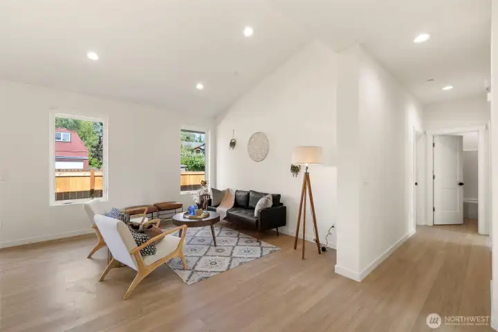 Interior photos of model unit.