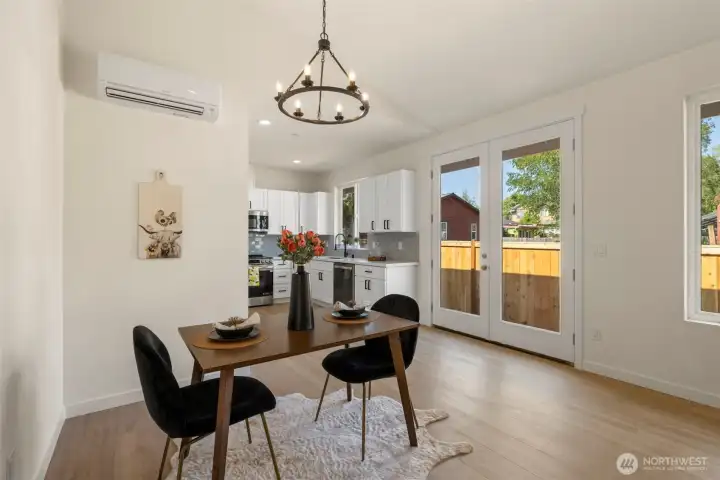 Interior photos of model unit.