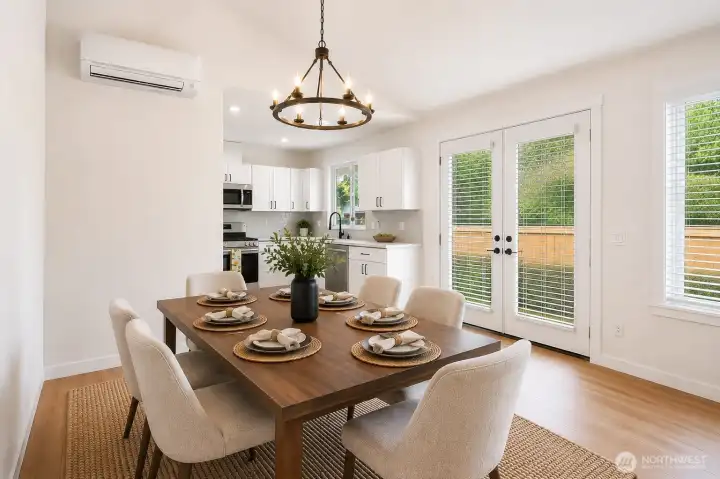 Interior photos of model unit.