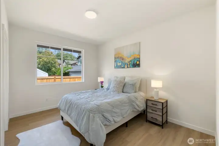 Interior photos of model unit.