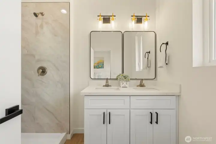 Interior photos of model unit.