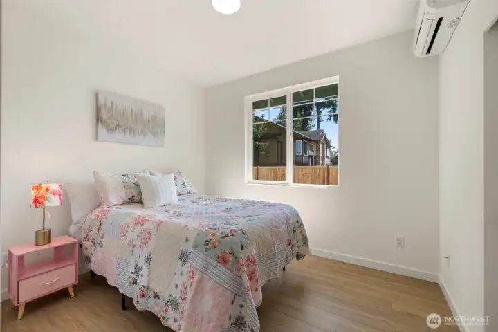 Interior photos of model unit.