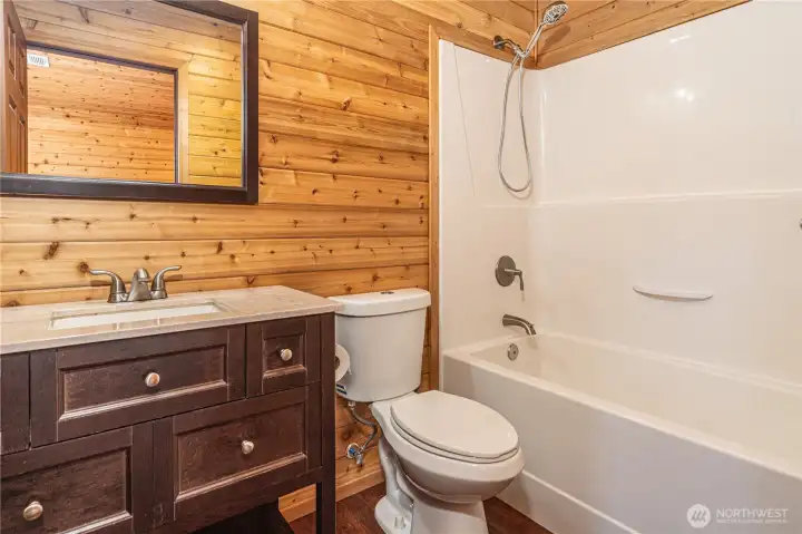 Upstairs bedroom bathroom.