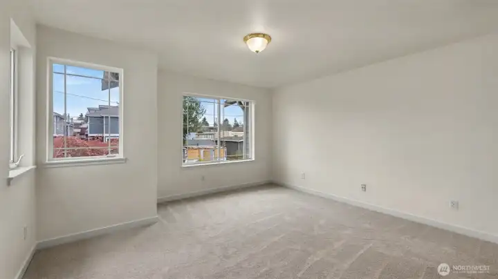 Upper master bedroom