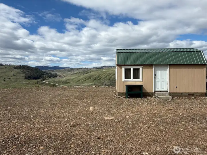 A wonderful cozy cabin set in a breathtaking landscape.
