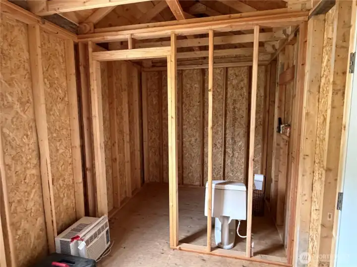 Plenty of space for a bathroom as well as additional space for your chosen use.