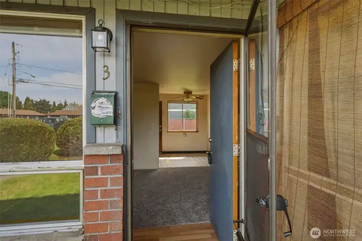 Unit 3 has two bedrooms and is currently vacant.  Great opportunity for investing and living on site!