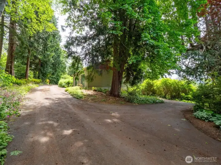A second entrance to the property offers multiple points of access. A second entrance to the property offers multiple points of access.