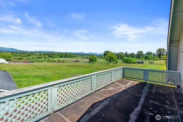 Deck off the hayloft.