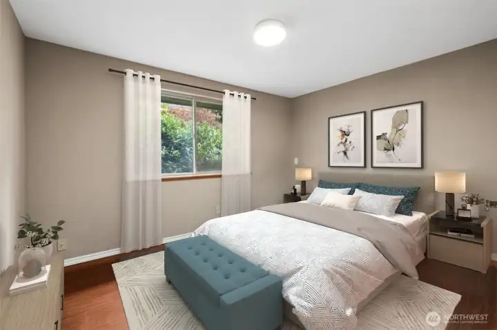 Staged Guest bedroom