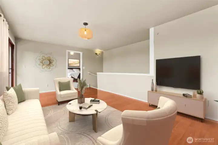 Ensuite TV lounge