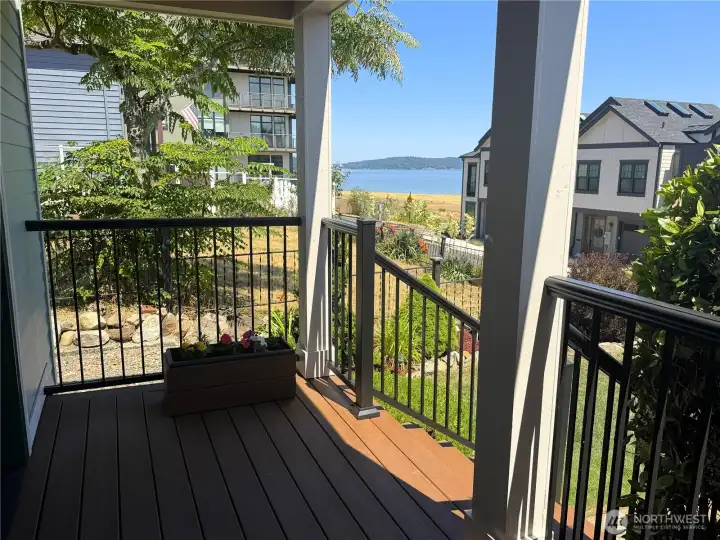 Water views off the front deck Water views off the front deck