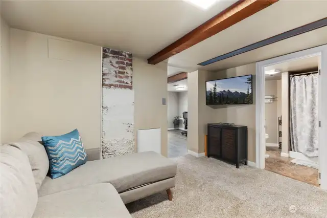 Basement living space