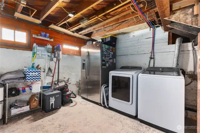 Basement utility room